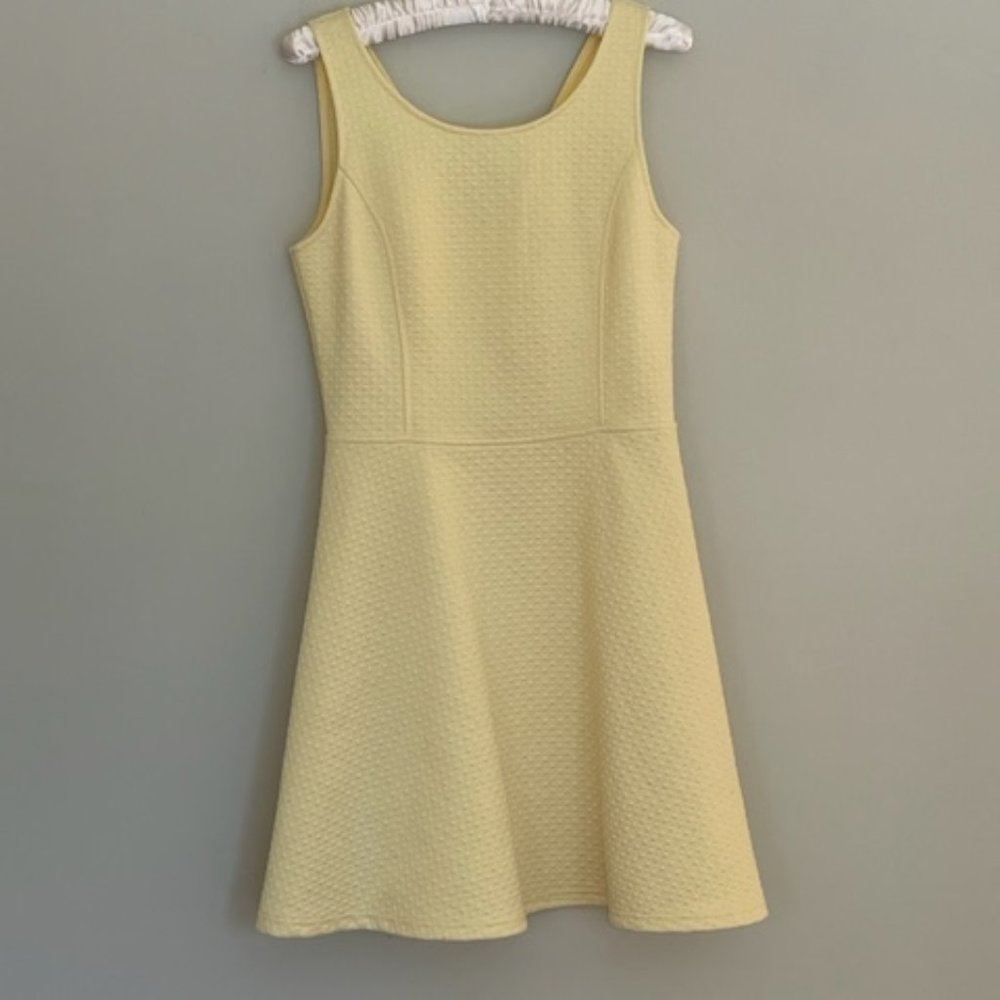 Flared Yellow Dress